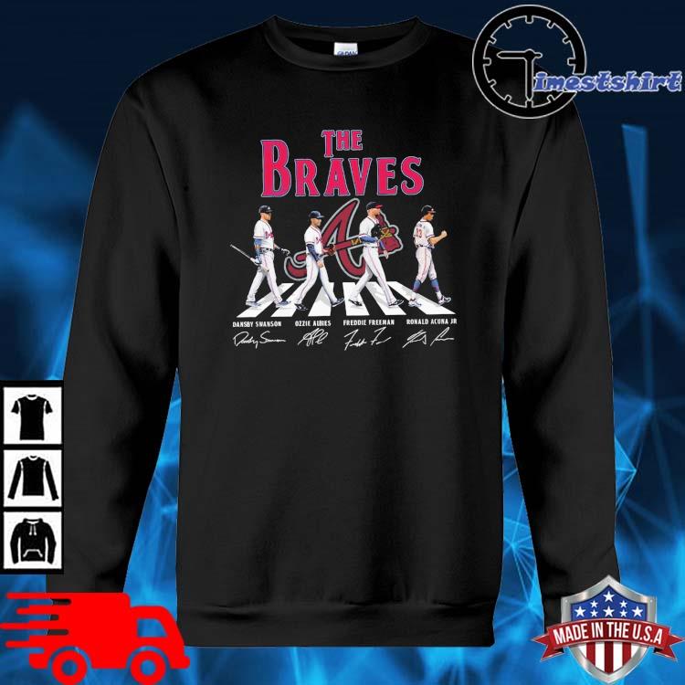Atlanta Braves The Braves Abbey Road Signatures T-Shirt, hoodie, sweater,  long sleeve and tank top