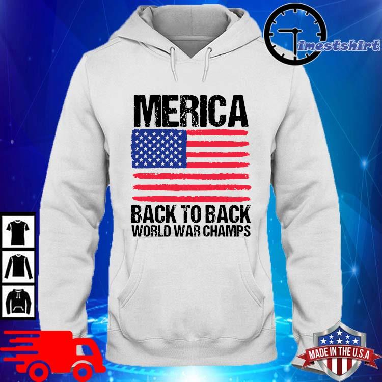 america back to back world war champs hoodie
