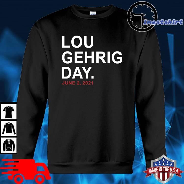 Lou Gehrig Day Logo Shirt, hoodie, sweater, long sleeve and tank top