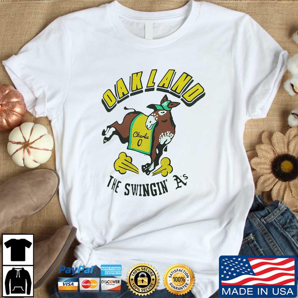 Charlie Oakland The Swing' Oakland Athletics Shirt, hoodie
