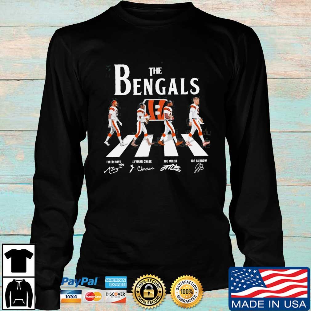 The Bengals Abbey Road Team Champions Signatures Shirt, hoodie, sweater,  long sleeve and tank top
