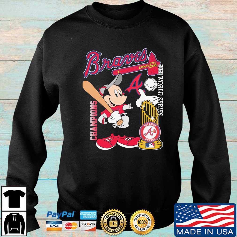 Atlanta Braves Mickey World Series Champions 2021 Unisex T-Shirt - Teeruto