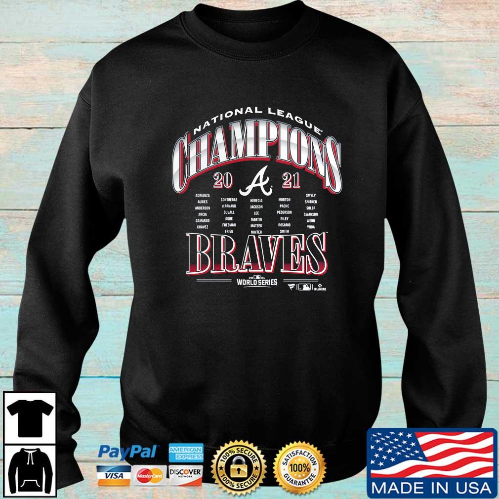 Atlanta Braves 2021 World Series Champions Signatures T-Shirt - Q-Finder  Trending Design T Shirt