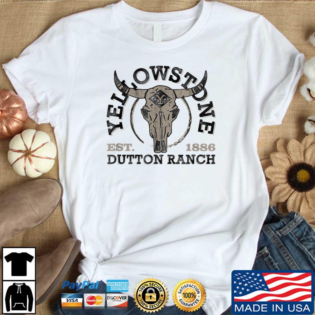 Yellowstone Dutton Ranch Bull Skull Shirt