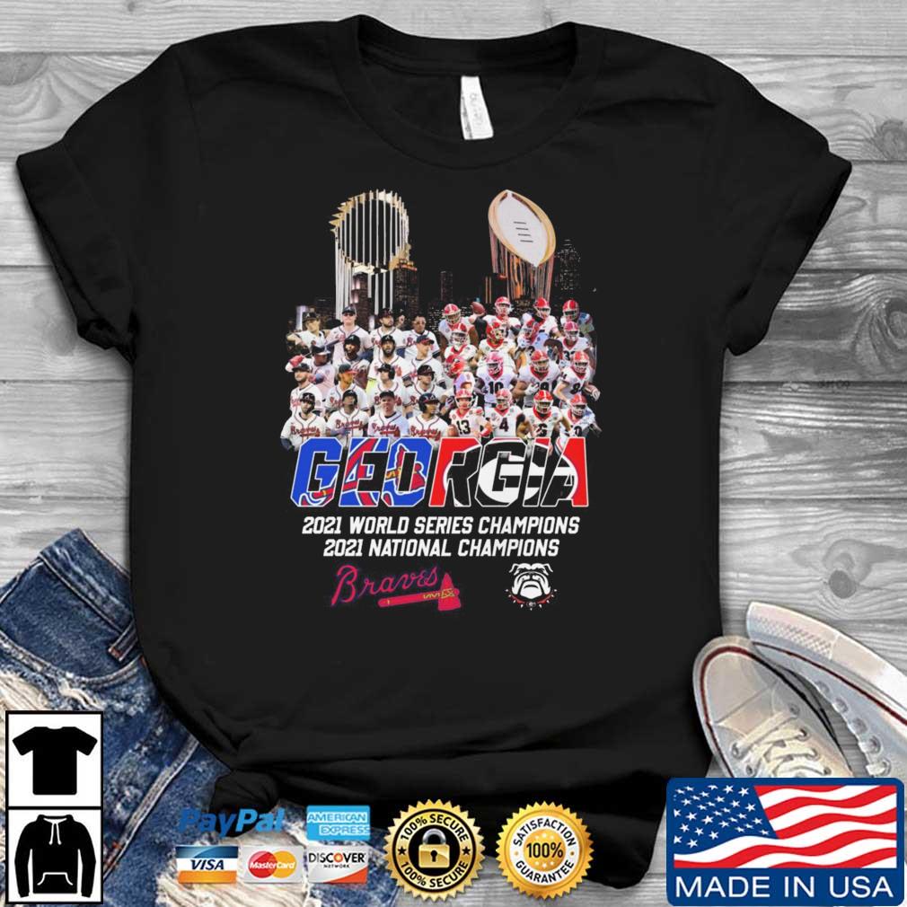 BEST Georgia Bulldogs Atlanta Braves 2021 World Championship Shirt