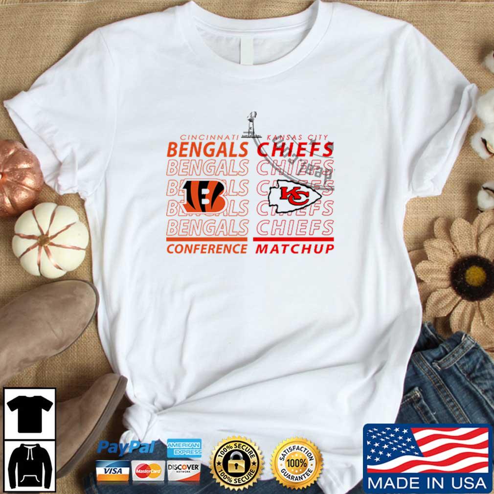 Cincinnati Bengals Vs Kansas City Chiefs 2022 AFC Conference Championship Super  Bowl Shirt, hoodie, sweater, long sleeve and tank top