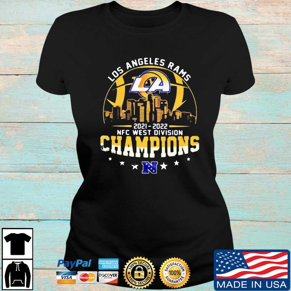 Los Angeles Rams 2022 NFC West Division Champions Shirt - Trends Bedding