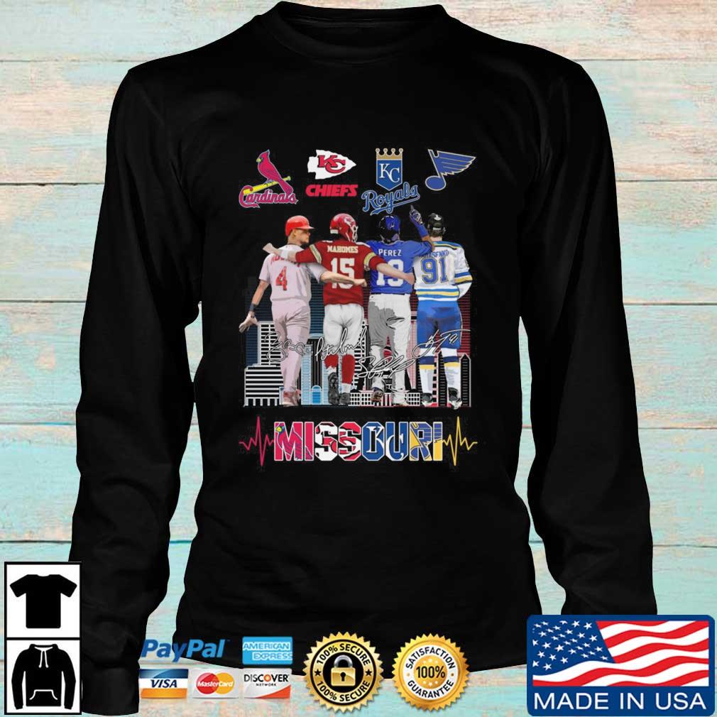 Missouri Yadier Molina Patrick Mahomes Salvador Perez And Vladimir  Tarasenko Unisex T-Shirt - Teeruto