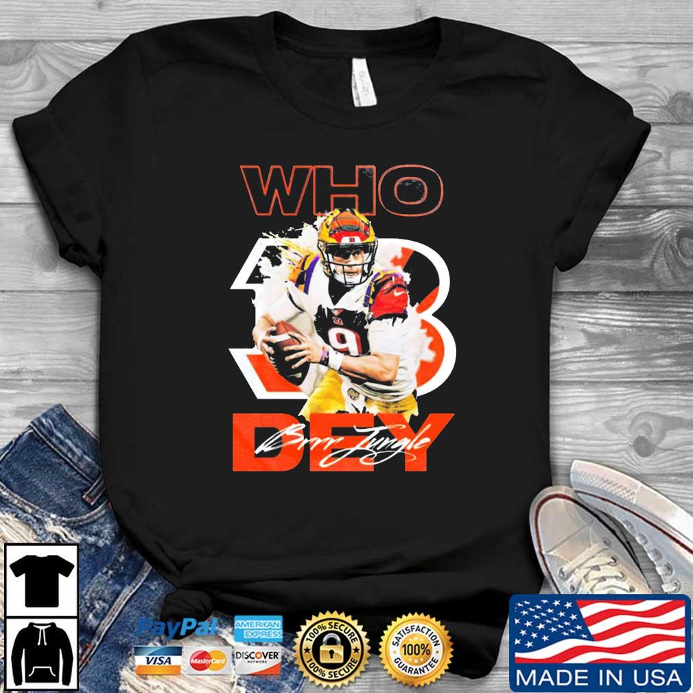 Official Joe burrow joe shiesty cincinnati bengals nfl shirt, hoodie,  sweater, long sleeve and tank top