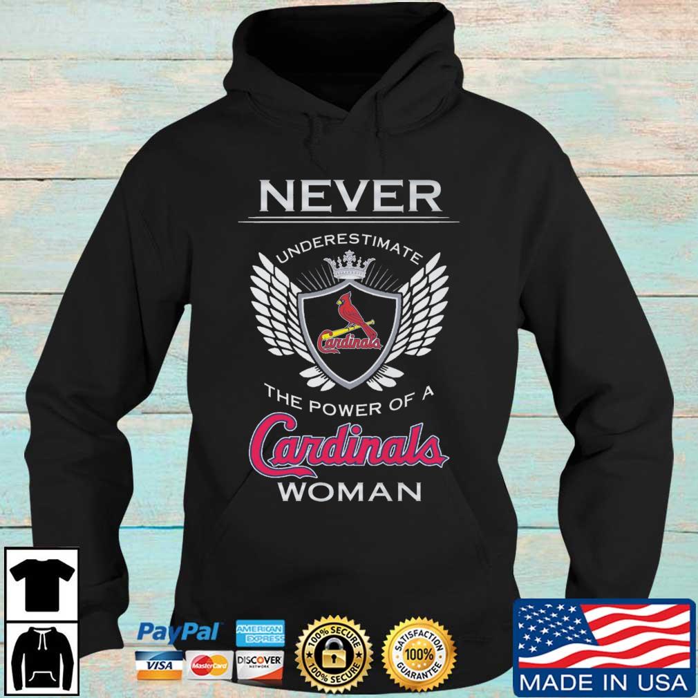 Original Never Underestimate The Power Of A St Louis Cardinals Woman 2022  Shirt, hoodie, sweater, long sleeve and tank top