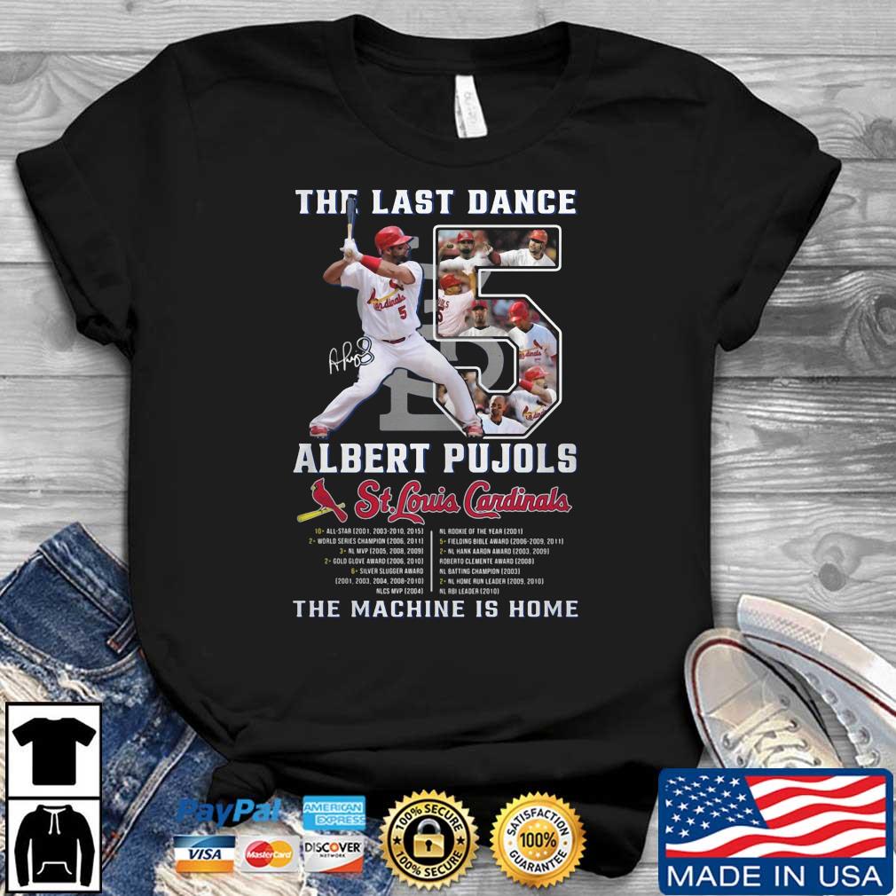 The Last Dance Albert Pujols signature St. Louis Cardinals the