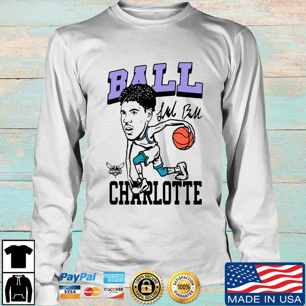 LaMelo Ball Signature Player American Basketball Charlotte Cartoon T-Shirt,  hoodie, sweater, long sleeve and tank top