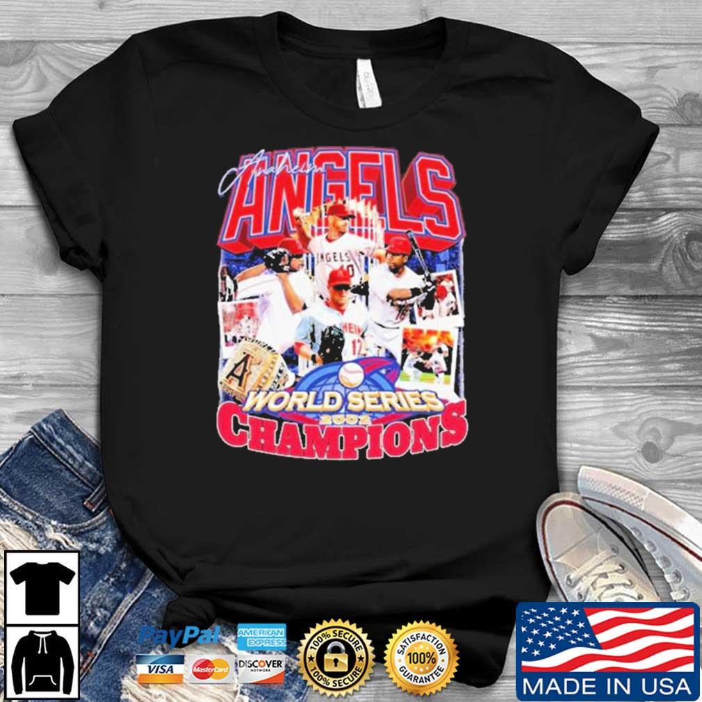 Vintage Anaheim Angels 2002 AL Champions Longsleeve T-shirt 
