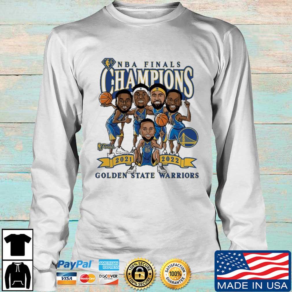 Golden State Warriors 2022 NBA Finals Champions Caricature T-Shirt - White,  hoodie, sweater, long sleeve and tank top