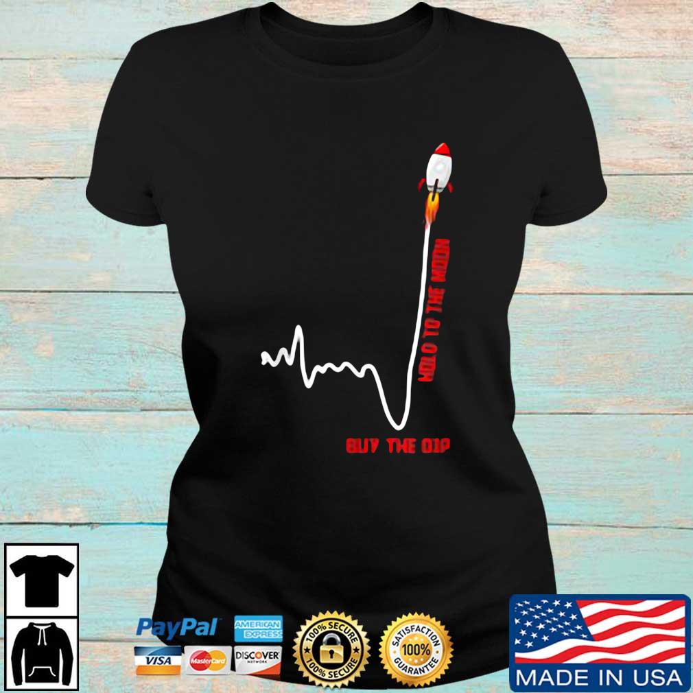 Game Stock Amc Hold To The Moon Buy The Dip Stock Market Shirt Ladies den