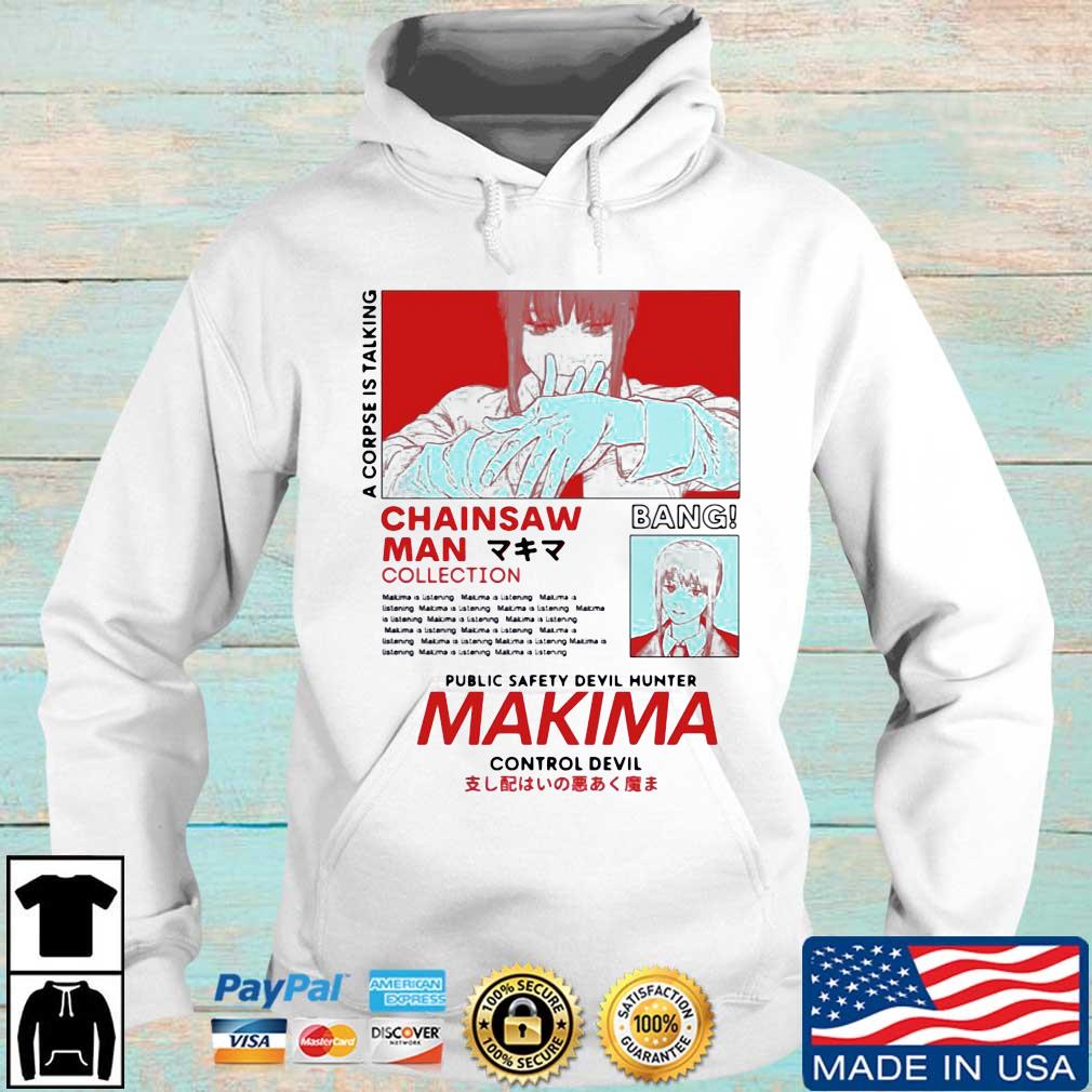 Makima Red Chainsaw Man Collection Shirt Hoodie trang