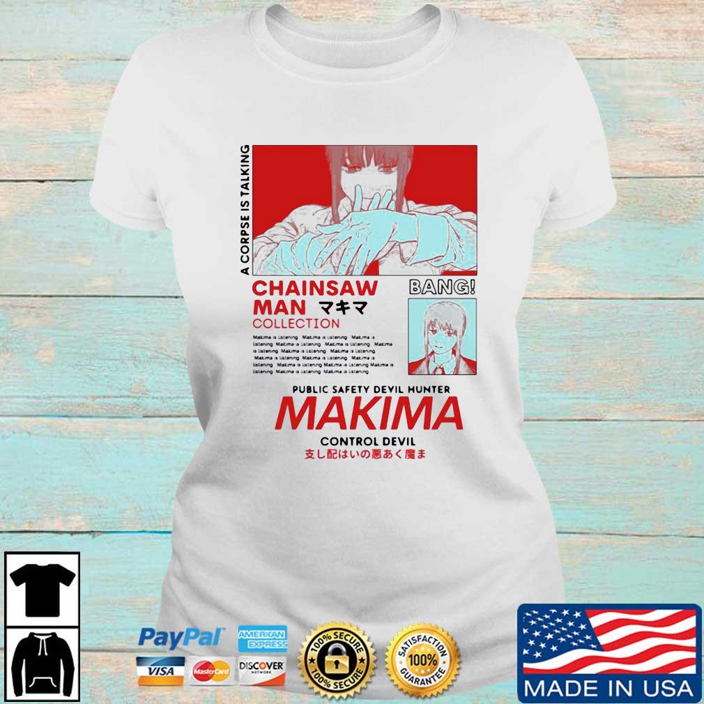 Makima Red Chainsaw Man Collection Shirt Ladies trang
