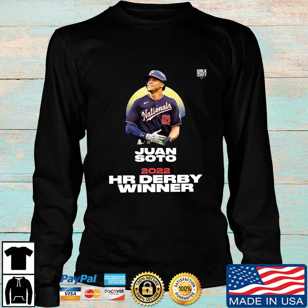 Shirts, Juan Soto 22 Washington Nationals 222 Home Run Derby Winner T Shirt