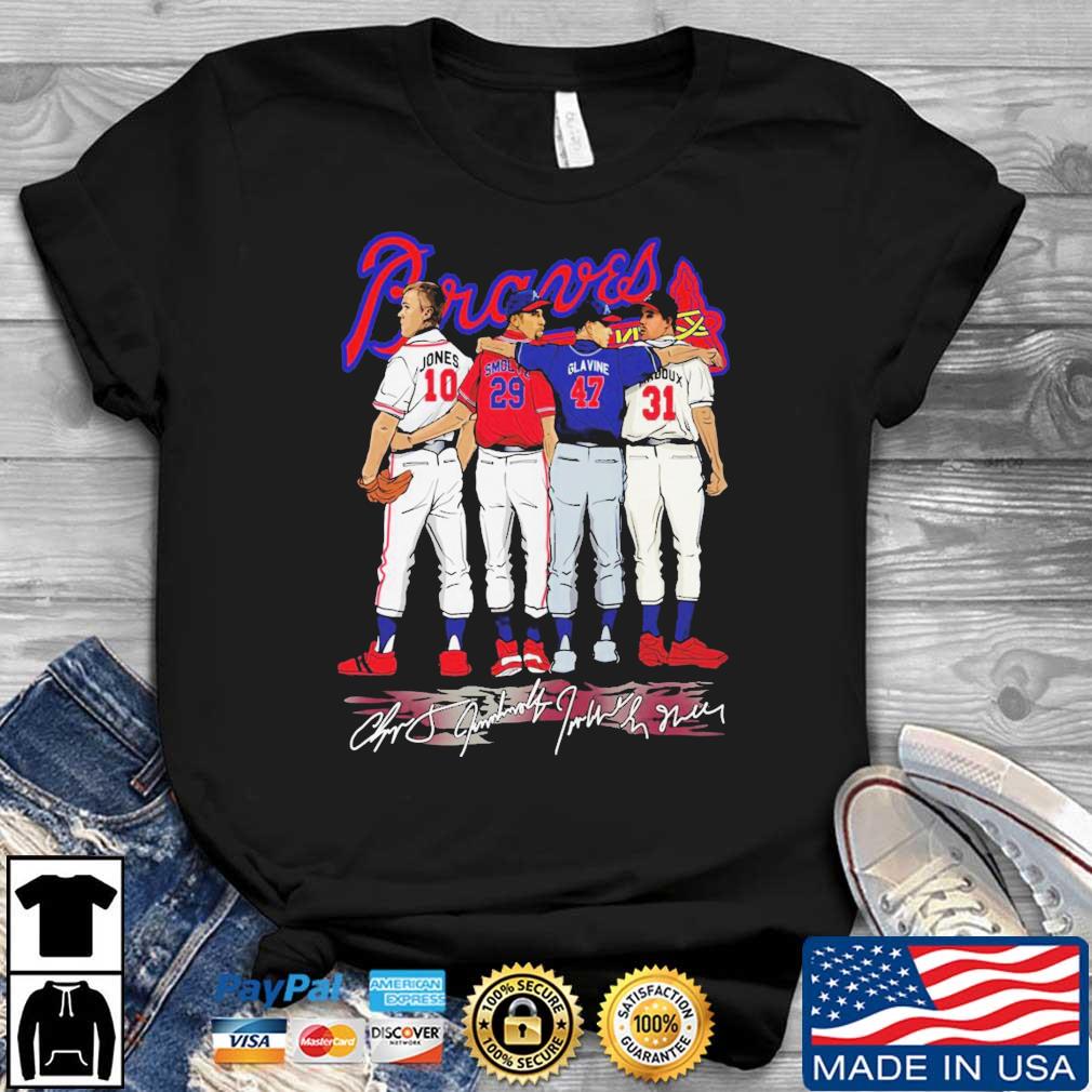 Atlanta Braves '47 Women's Statement Long Sleeve T-Shirt - Navy