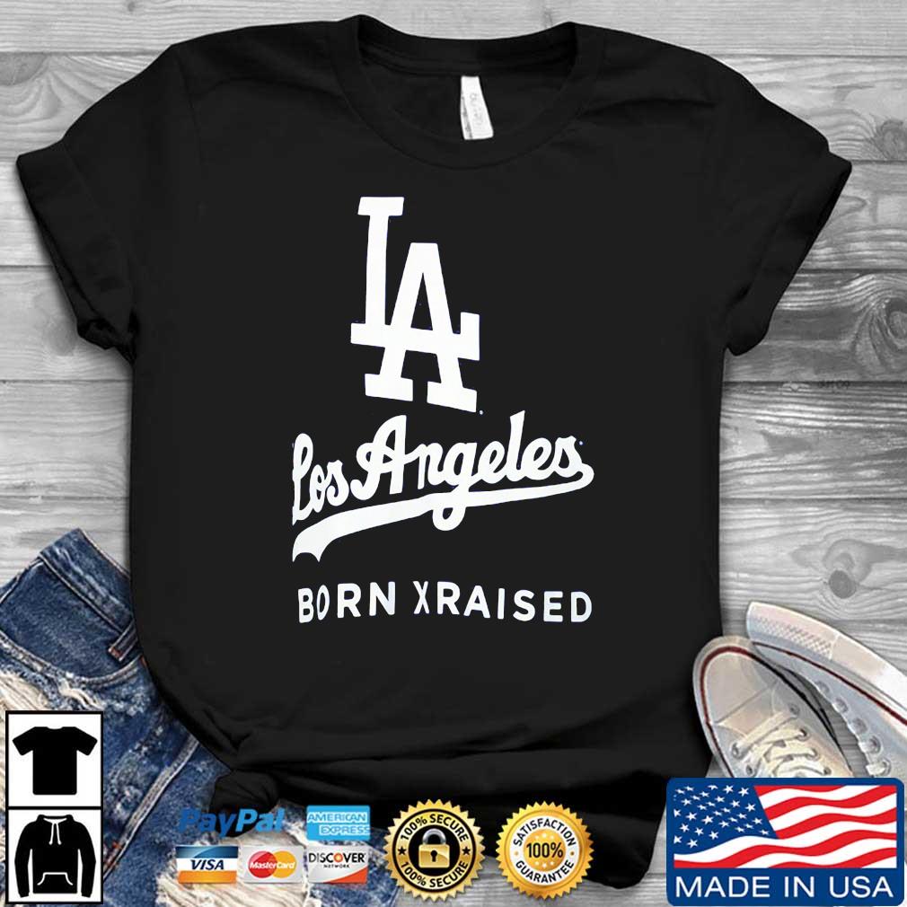 Buy Born x Raised Los Angeles Dodgers LA Tee 'White' - 0724