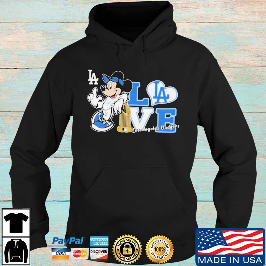 Mickey Mouse love Los Angeles Dodgers shirt - Dalatshirt