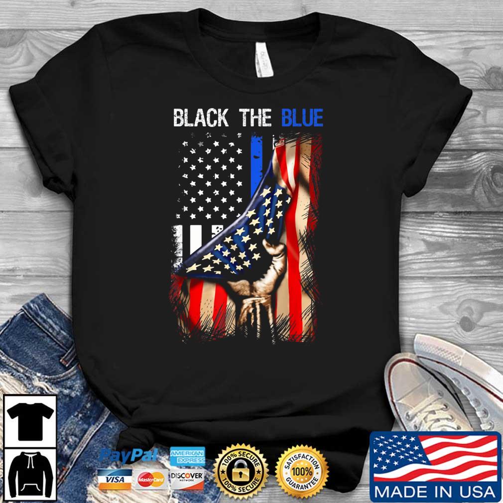 2022 Back The Blue American Flag Vintage T-Shirt