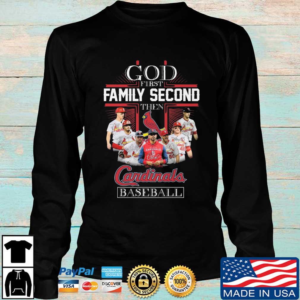 Official god First Family Second Then ST Louis Cardinals Baseball