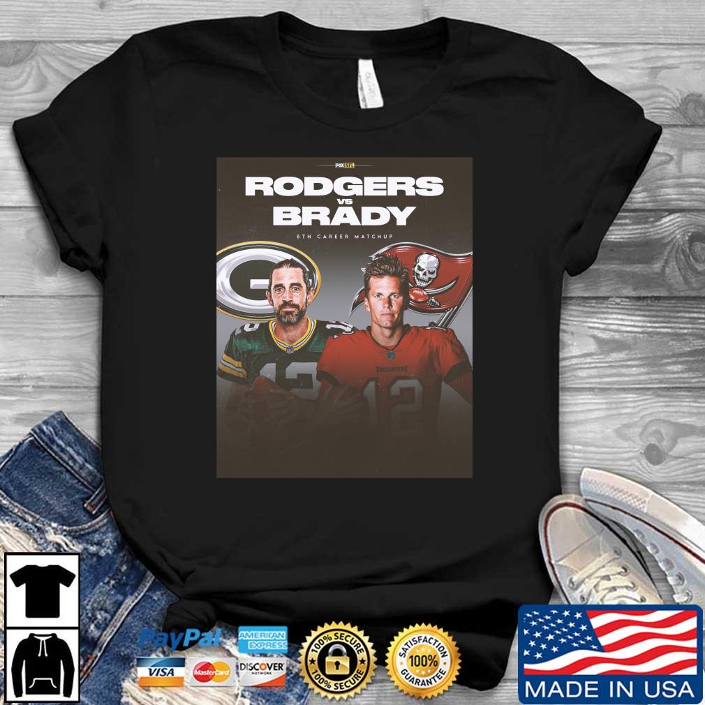 Green Bay Packers Rodgers Vs Tampa Bay Buccaneers Brady 5th Career Matchup shirt