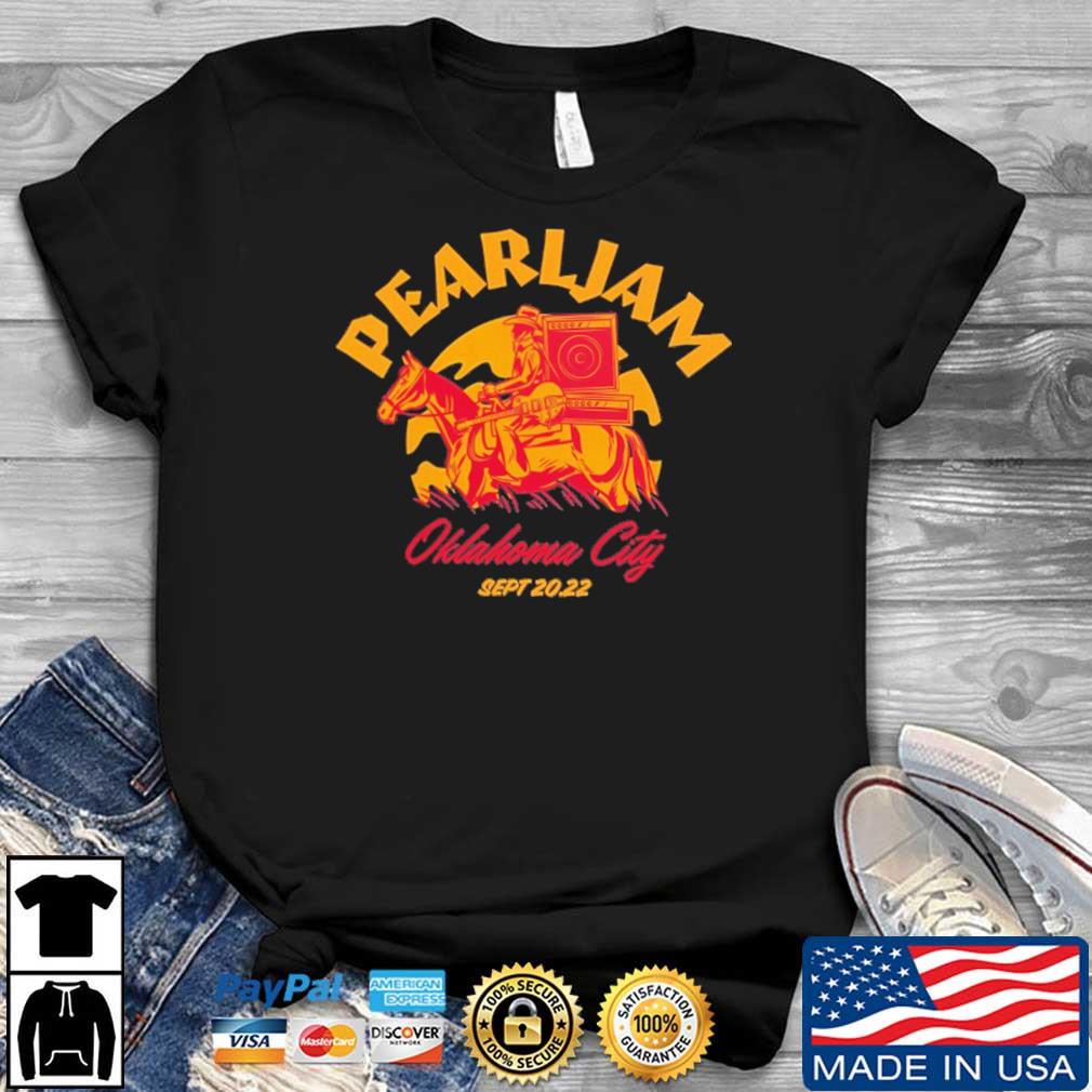 Pearl Jam Oklahoma City Sept 2022 shirt