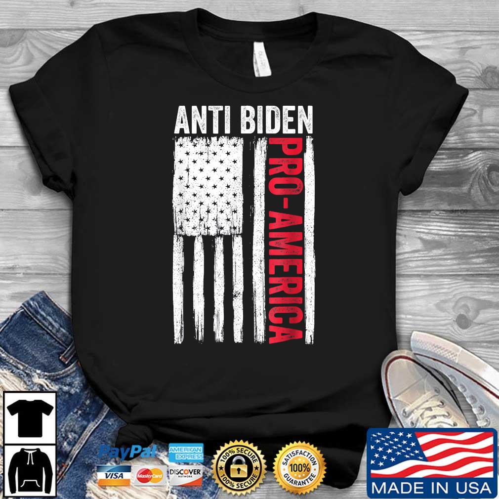 Pro America Anti Biden Flag USA Impeach Joe Biden 2024 Vote Shirt