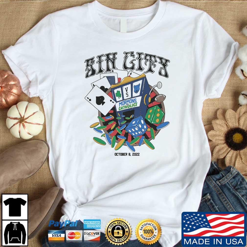 Sin City Mormons Vs Catholics October 8 2022 Shirt