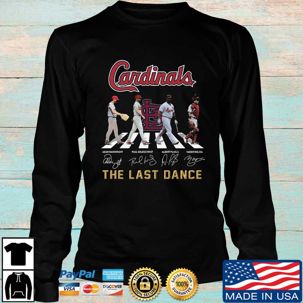 St Louis Cardinals Abbey Road The Last Dance Signatures Shirt,Sweater,  Hoodie, And Long Sleeved, Ladies, Tank Top