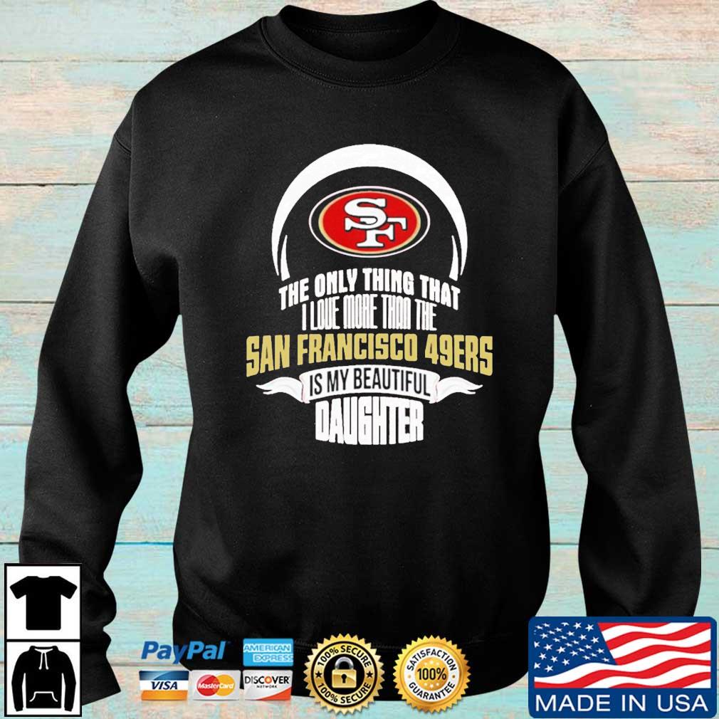 Glitter love San Francisco 49er heart shirt, hoodie, sweater