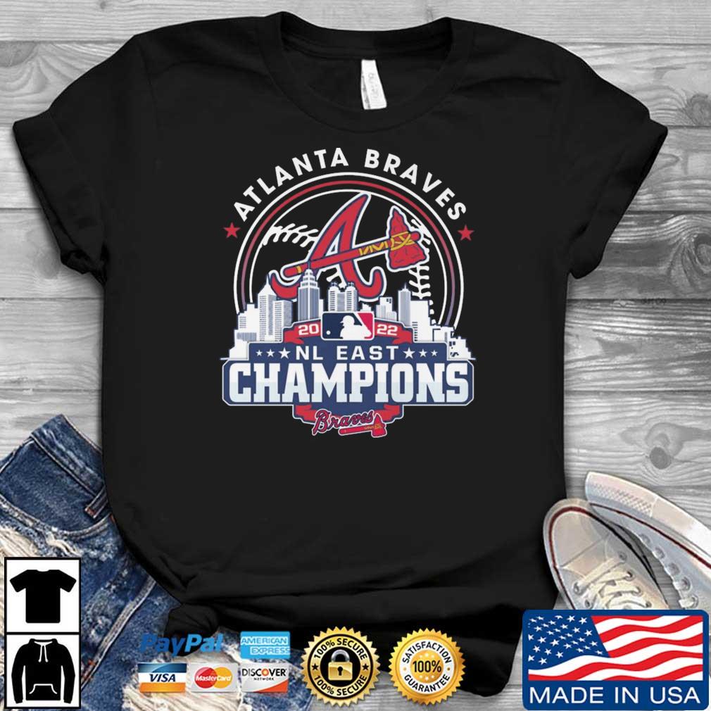 2022 Atlanta Braves National League East Champions Skyline shirt