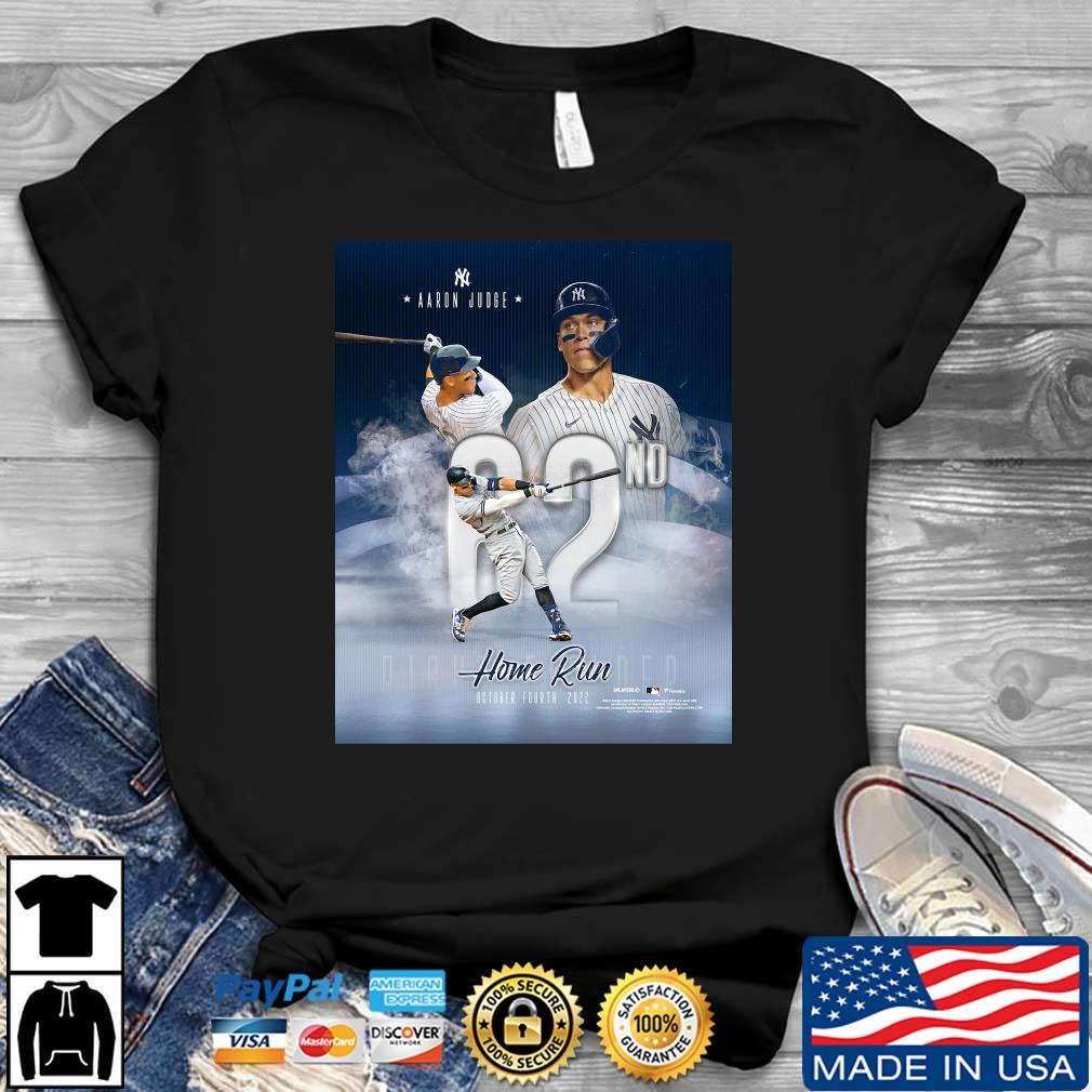Aaron Judge New York Yankees Authentic American League Home Run Record Unsigned Shirt