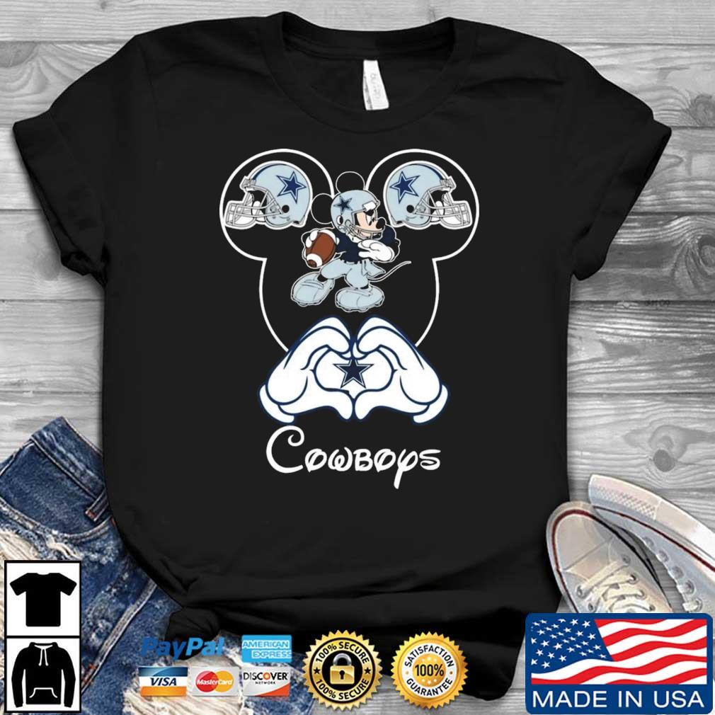Disney Mickey Mouse Love Dallas Cowboys shirt