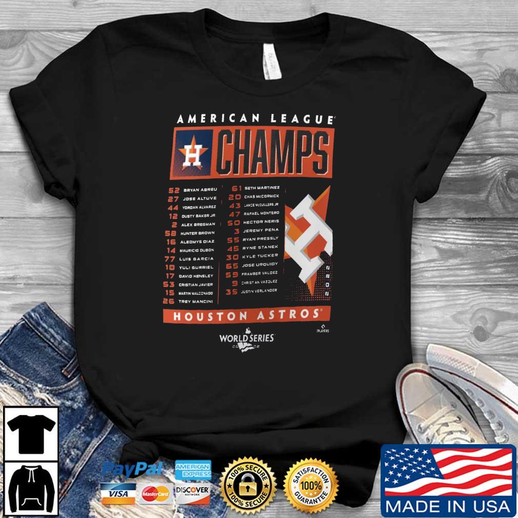 Premium mlb Shop Astros 2022 World Series American League Champions New  Shirt, hoodie, sweater, long sleeve and tank top
