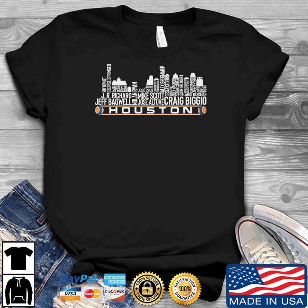 Houston Astros Team Name 2022 Houston Skyline Shirt