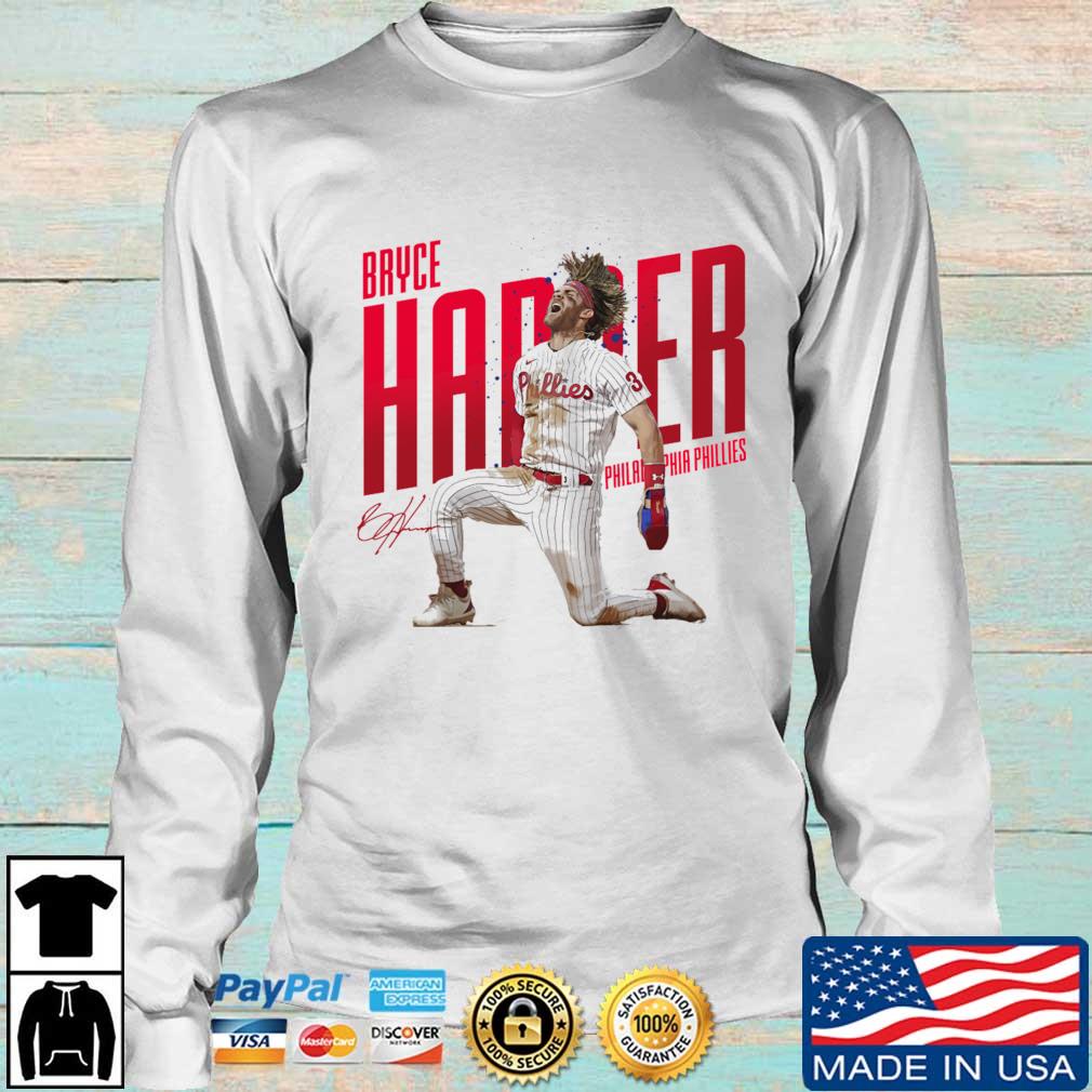 Bryce Harper Philadelphia Phillies Signature Shirt, hoodie, sweater, long  sleeve and tank top