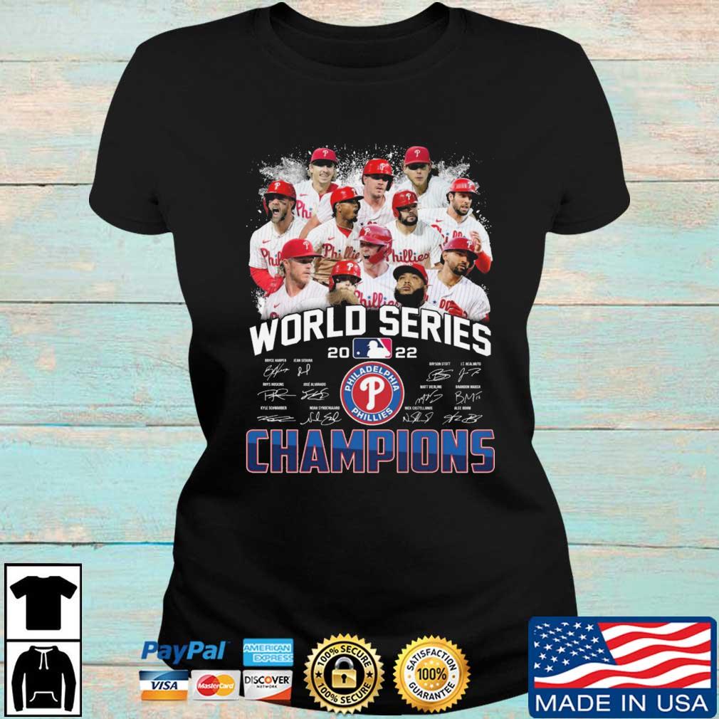 Phillies World Series Champions 2022 Signatures Shirt Philadelphia Phillies  Fan, hoodie, sweater, long sleeve and tank top