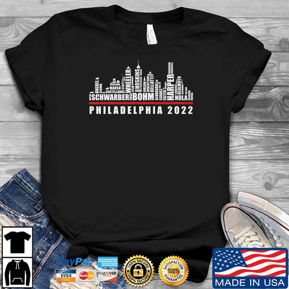 Philadelphia Skyline Philadelphia Phillies Team 2022 World Series