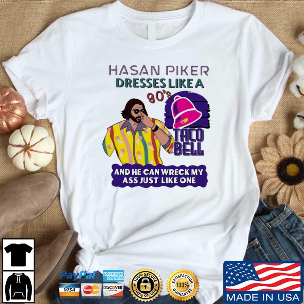 Taco Bell Hasan Piker Dresses Like A 90's shirt