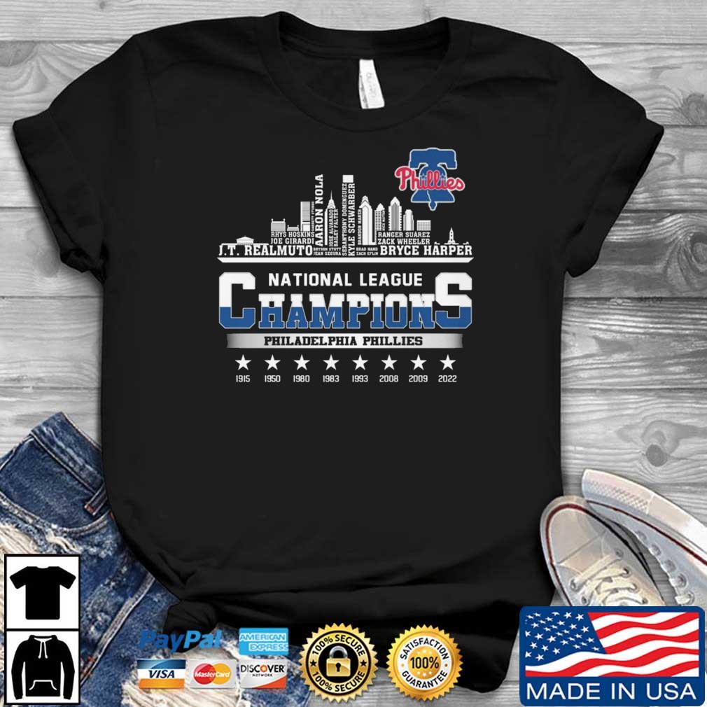 2022 Philadelphia Phillies National League Champions 1915 1950 2022 shirt,  hoodie, sweater, long sleeve and tank top