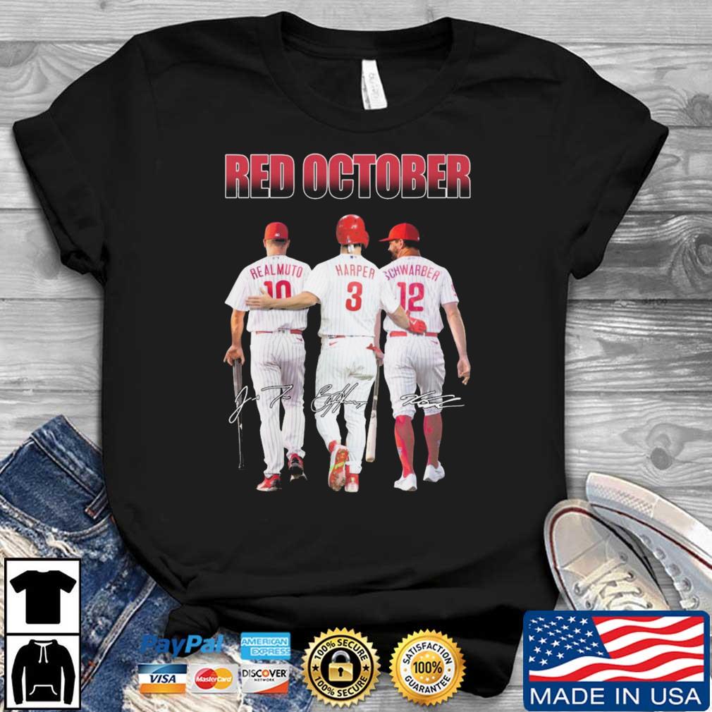 Philadelphia Phillies Bryce Harper Mr. Red October t-shirt -  ColorfulTeesOutlet