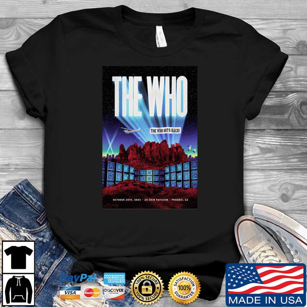 The Who Hits Back 2022 Tour Ak-Chin Pavilion October 30th shirt