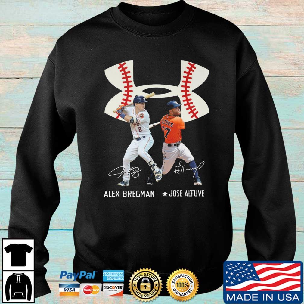 Under Armour Houston Astros Baseball Alex Bregman And Jose Altuve  Signatures shirt, hoodie, sweater, long sleeve and tank top