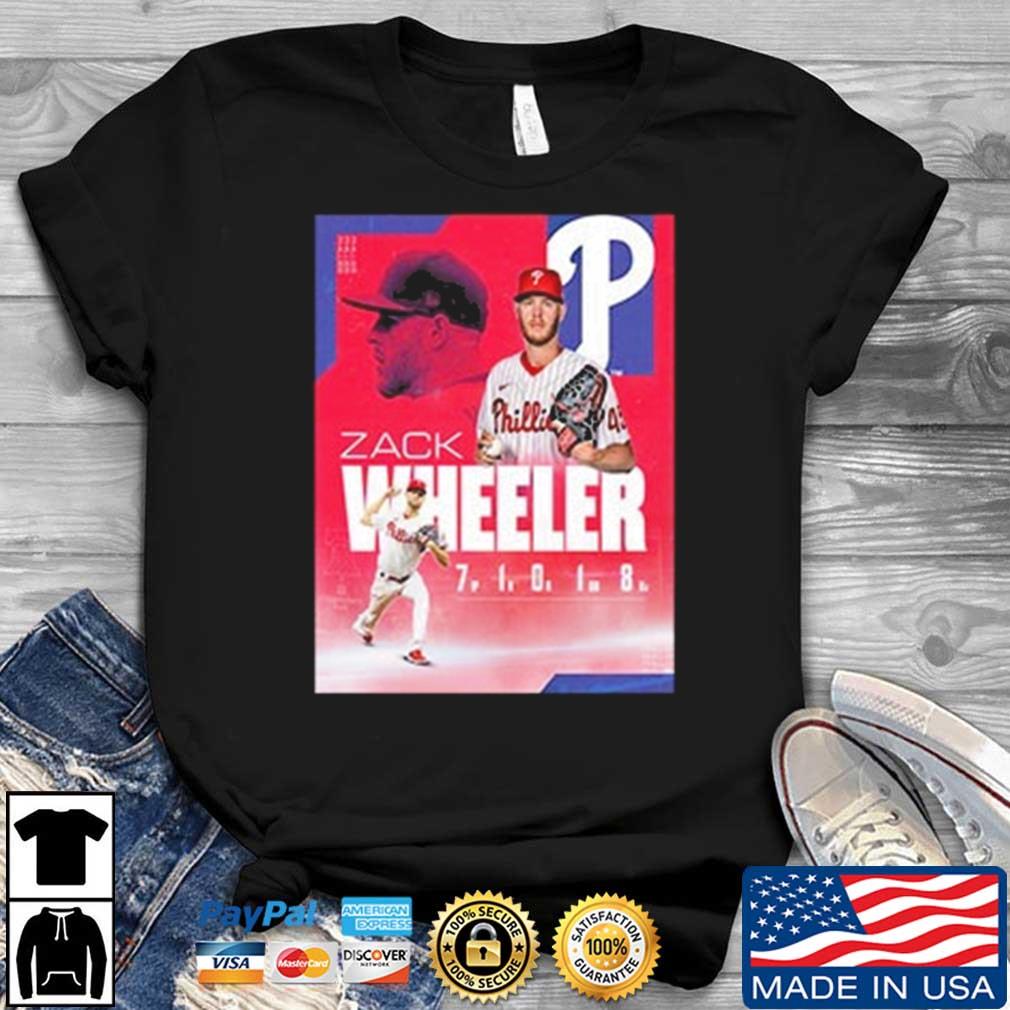 Zack Wheeler Of Philadelphia Phillies Game 1 In MLB Postseason 2022 shirt