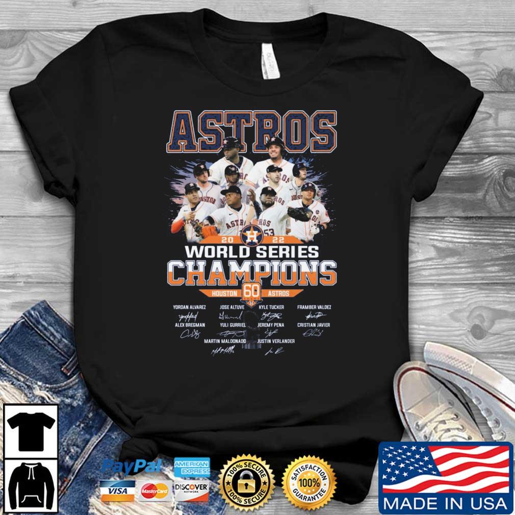 Astros 2022 World Series Champions Houston Astros Signatures shirt