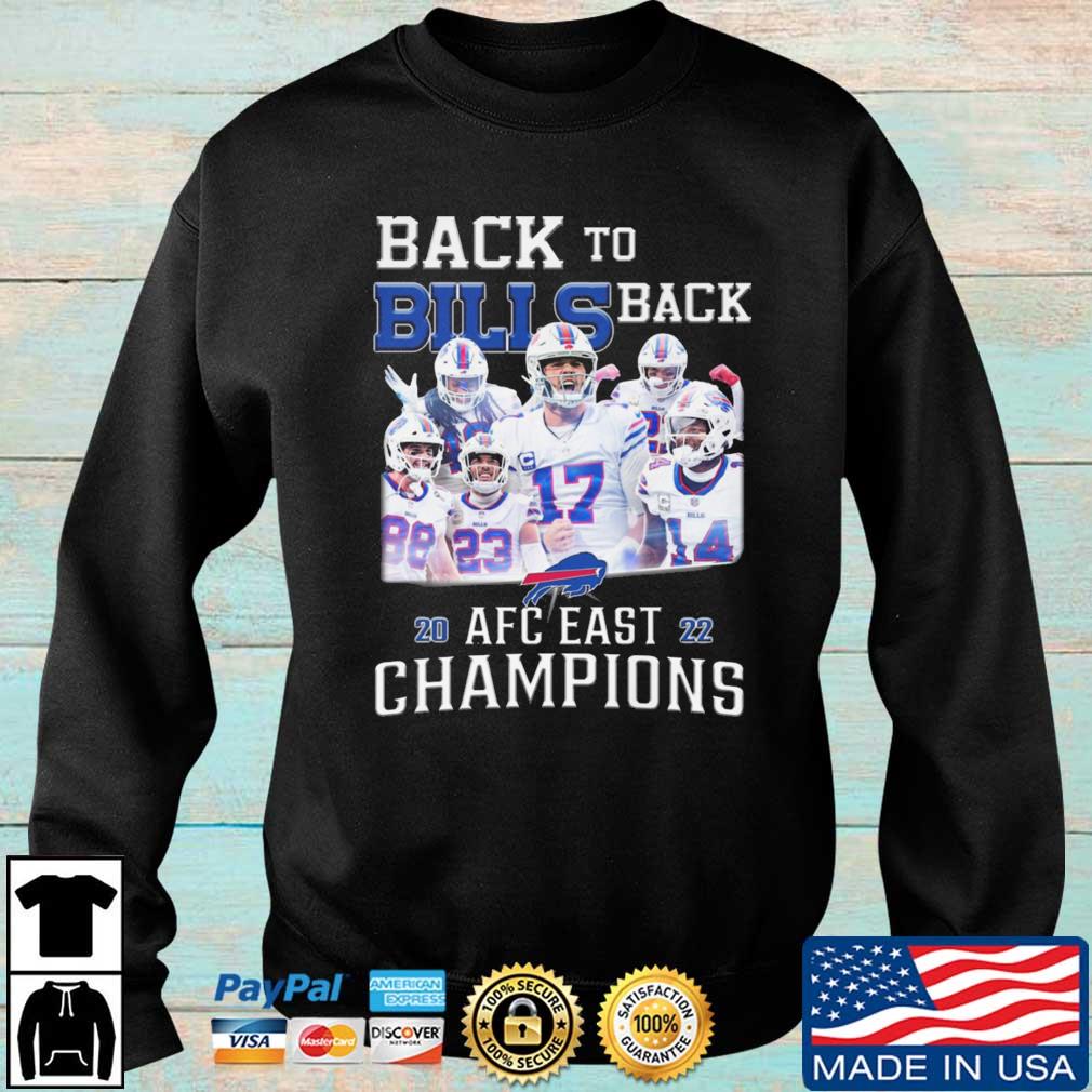 Back To Back Buffalo Bills 2022 AFC East Champions shirt