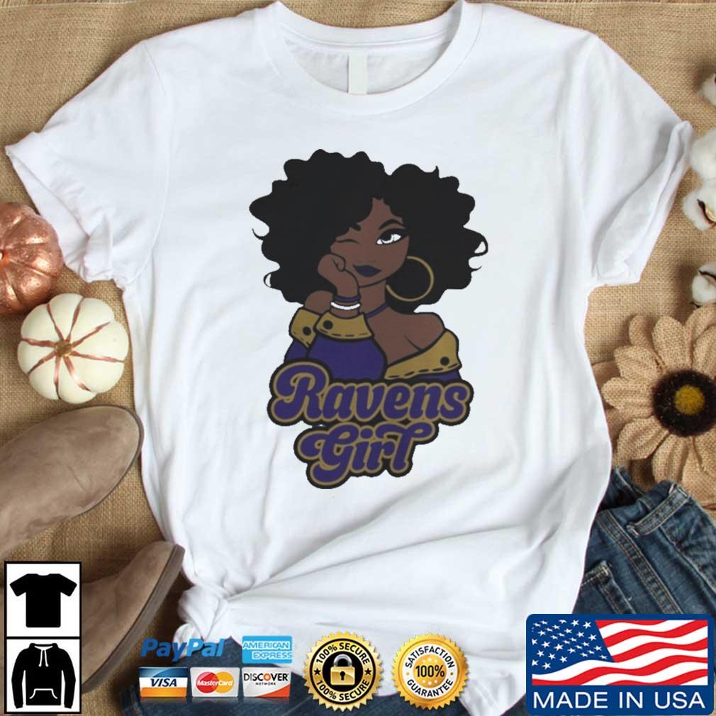 Baltimore Ravens Football Black Girl 2022 shirt